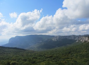 Горы в Крыму, мыс Сарыч, mountain in Crimea Поход в гор в крыму, Путешествие в горы в Украине, Горы летом в Украине.