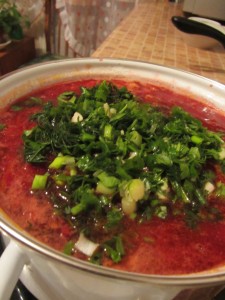 Зелень для борща, greens for borscht Какую свежую зелень добавить в борщ