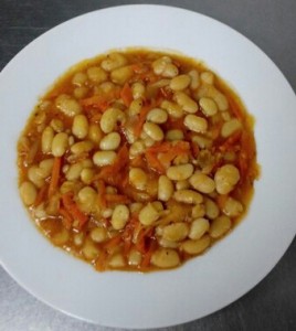 фасоль с овощами, постное меню, fasol' s ovoshhami