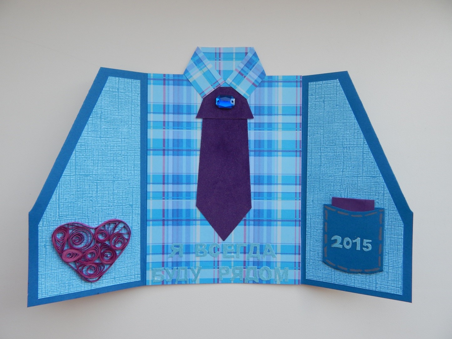 Мастер класс открытка пиджак своими руками,