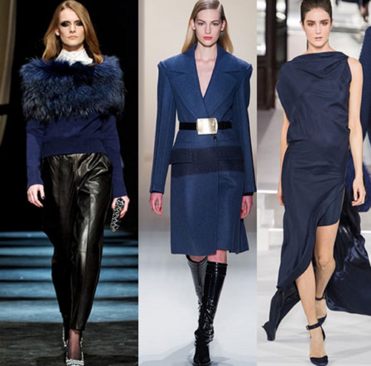 Сапфировый синий цвет в одежде