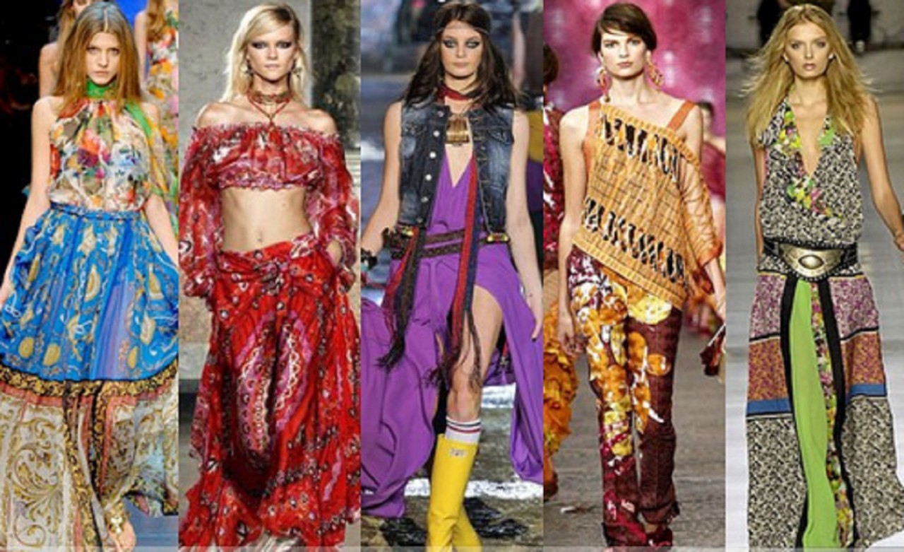 Цыганский стиль в высокой моде