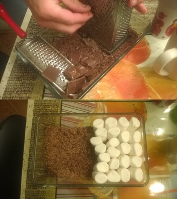 Пошаговый рецепт десерта с маршмеллоу Пошаговый рецепт десерта с маршмеллоу