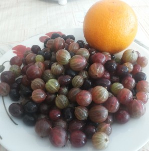 варенье из крыжовника, крыжовник с апельсином, kryzhovnik s apel'sinom