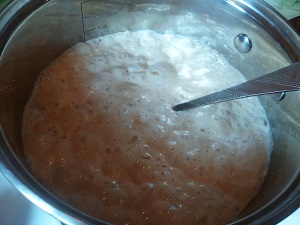 Готовая опара