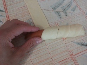 Сосиски завернутые в тесто
