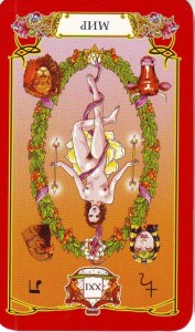 Перевернутая карта Таро "Мир", Perevernutaja Karta Taro «Mir»