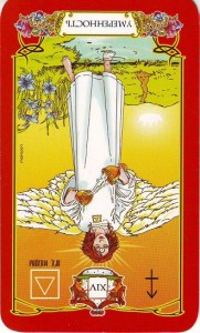 Перевернутая карта Таро "Умеренность", Perevernutaja Karta Taro «Umerennost'»