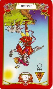 Перевернутая карта Таро "Шут", Рerevernutaja karta Taro «Shut»1