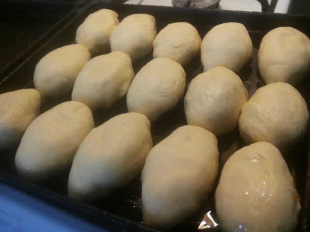 Пирожки на противне