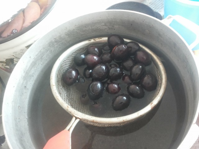 Бланширование слив